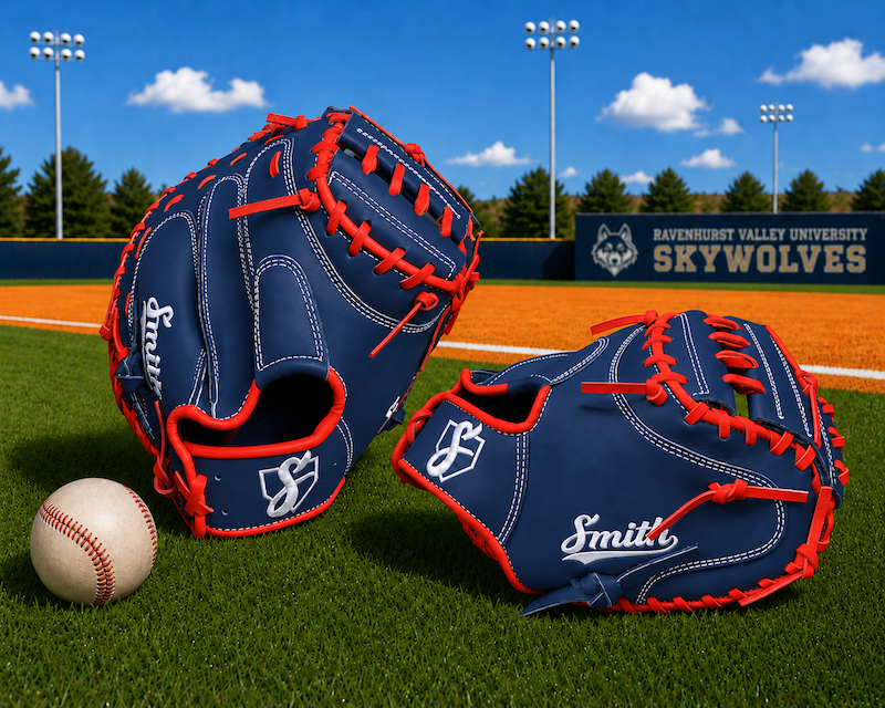 Smith BCM-Blue n Red (Baseball Catchers Mitt)
