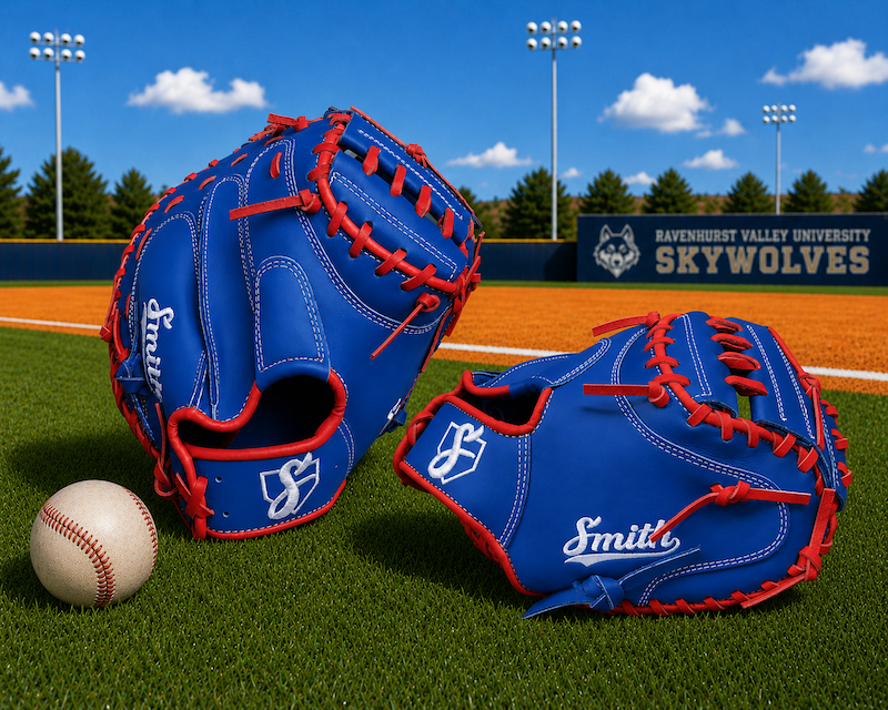 Smith BBCM-Blue n Red (Baseball Catchers Glove)