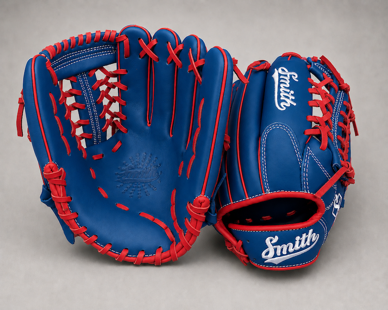 Smith FGNW-Blue Red n White Baseball and Softball Glove