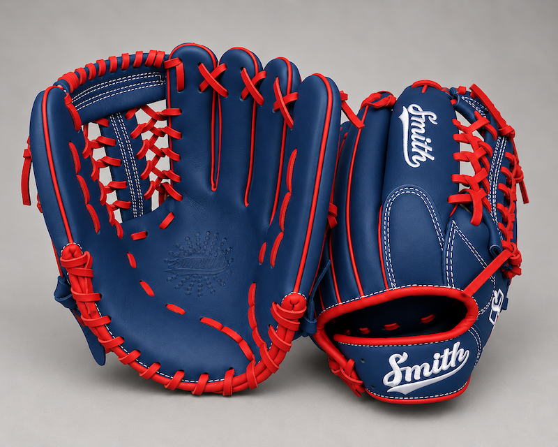 Smith FGNW-Blue Red n White Baseball and Softball Glove
