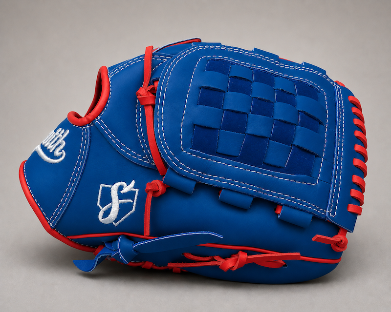 Smith FGBW-Blue Red n White Baseball and Softball Glove