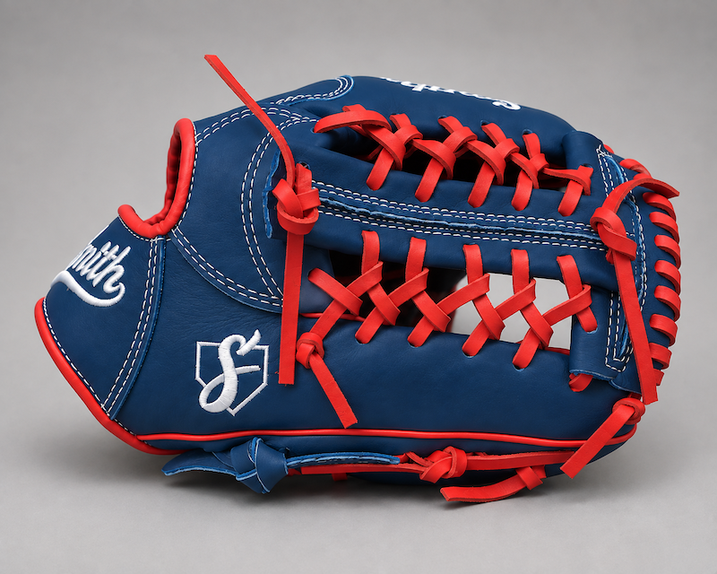 Smith FGNW-Blue Red n White Baseball and Softball Glove