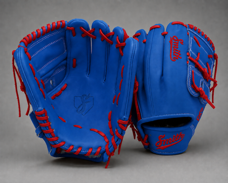 Smith FG2PW-Blue n Red Baseball and Softball Glove