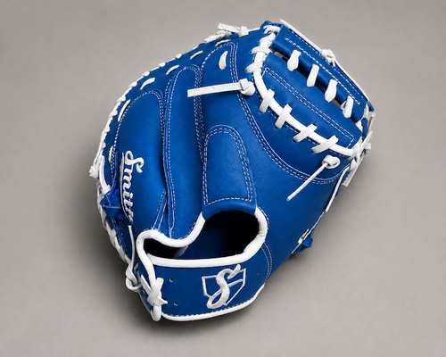 Smith BCM-Blue n White (Baseball Catchers Mitt)