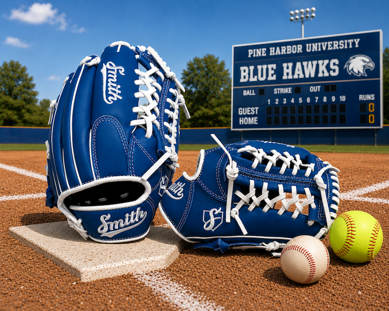 Smith FGNW-Blue n White Baseball and Softball Glove