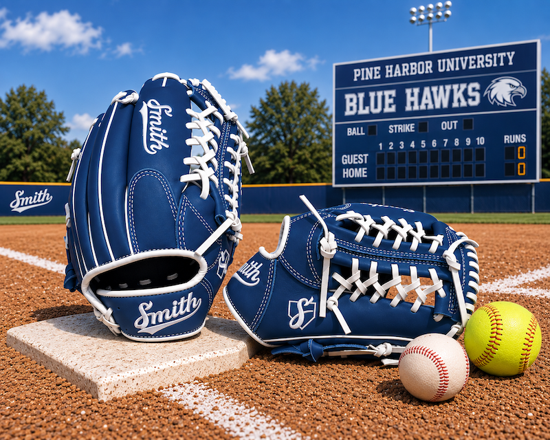 Smith FGNW-Blue n White Baseball and Softball Glove