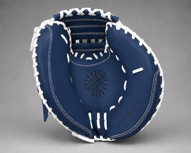 Smith BCM-Blue n White (Baseball Catchers Mitt)