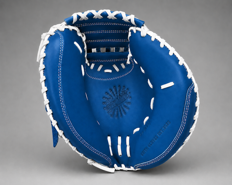 Smith BCM-Blue n White (Baseball Catchers Mitt)