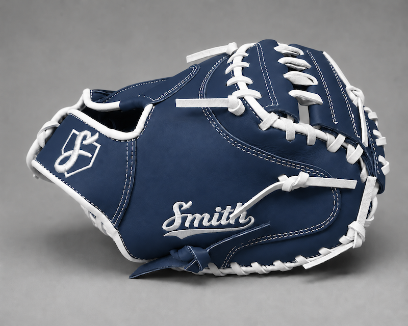 Smith BCM-Blue n White (Baseball Catchers Mitt)