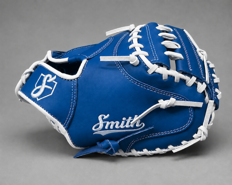 Smith BCM-Blue n White (Baseball Catchers Mitt)