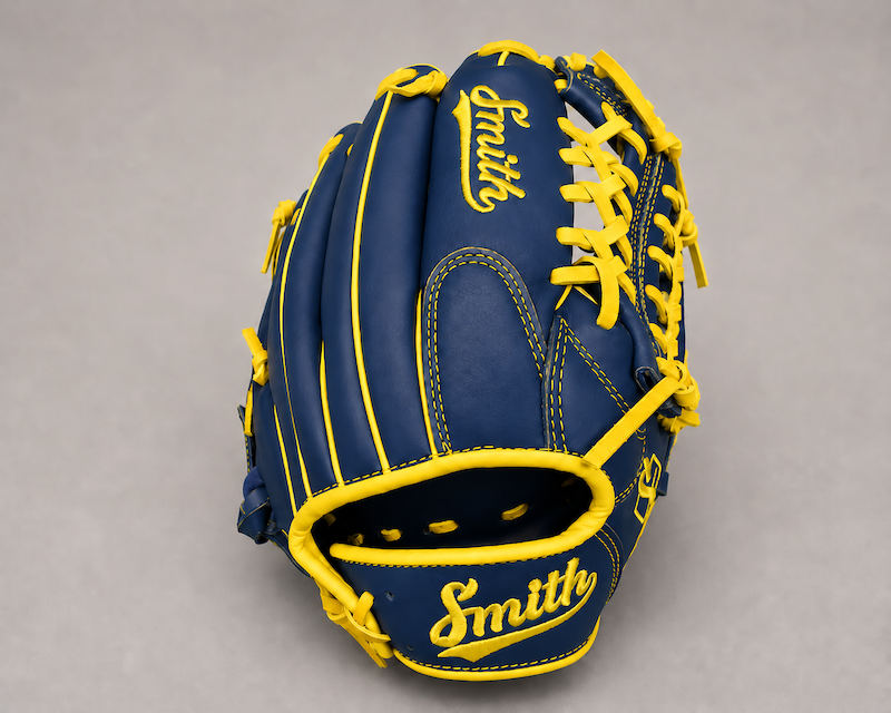 Smith FGNW-Blue n Yellow Baseball and Softball Glove