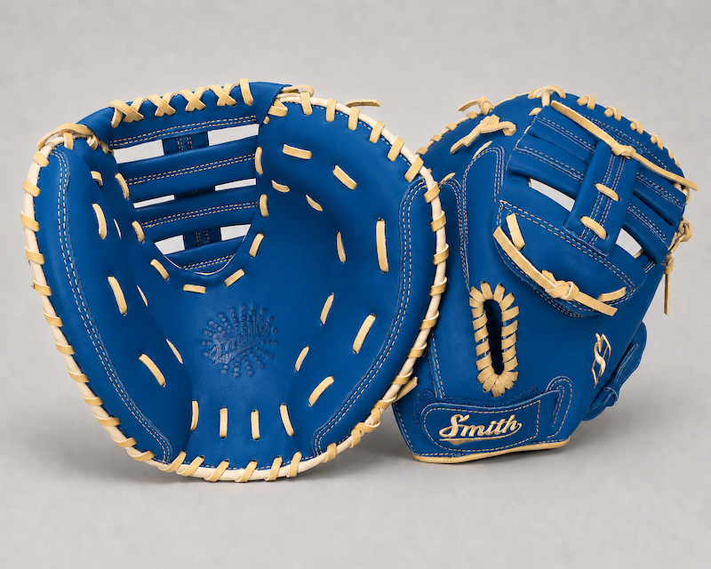 Smith SBCM-Blue n Yellow (Softball Catchers Glove)
