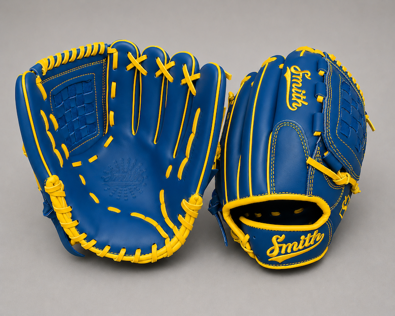 Smith FGBW-Blue n Yellow Baseball and Softball Glove