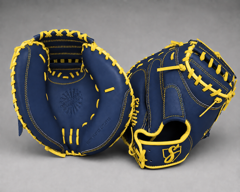 Smith BCM-Blue n Yellow (Baseball Catchers Mitt)