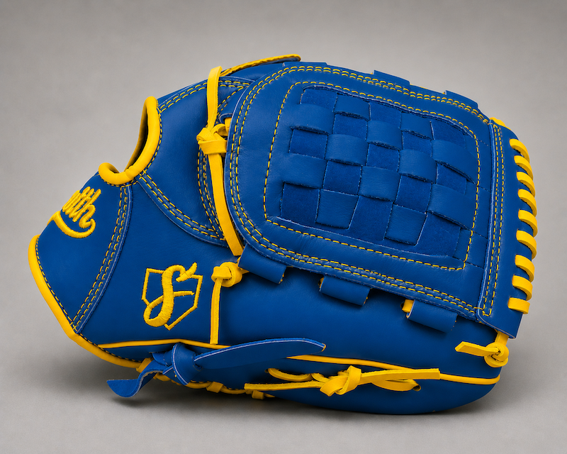 Smith FGBW-Blue n Yellow Baseball and Softball Glove