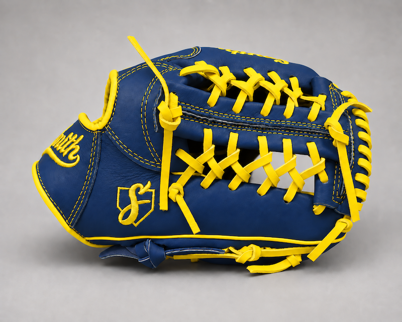 Smith FGNW-Blue n Yellow Baseball and Softball Glove