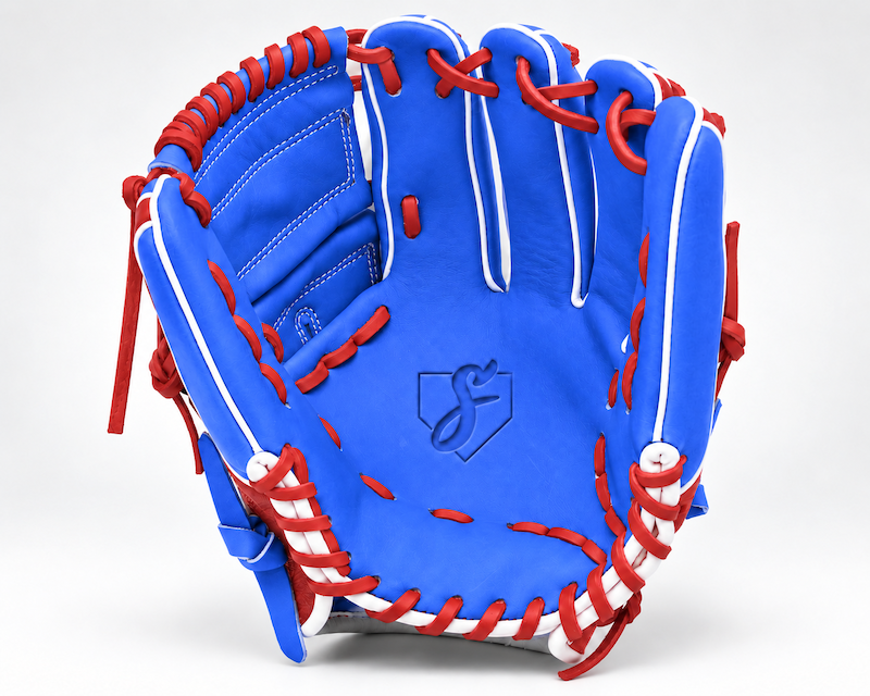 Smith FG2PW-V2-Blue Red n White Baseball and Softball Glove