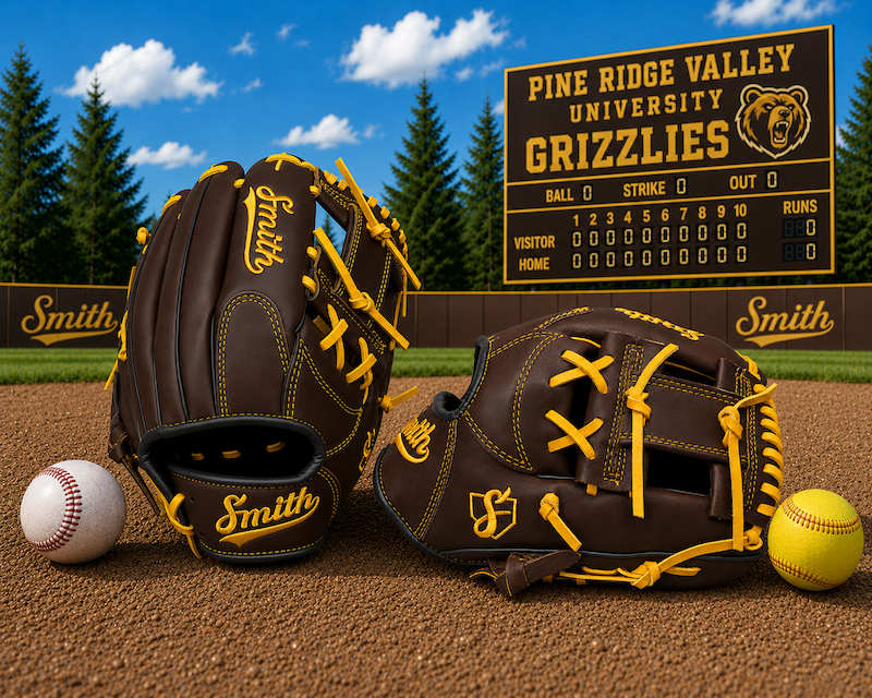 Smith FGIW-Brown Black n Yellow Baseball and Softball Glove