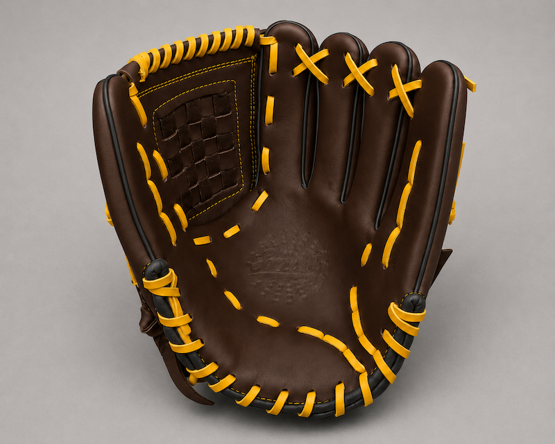 Smith FGBW-Brown Black n Yellow Baseball and Softball Glove