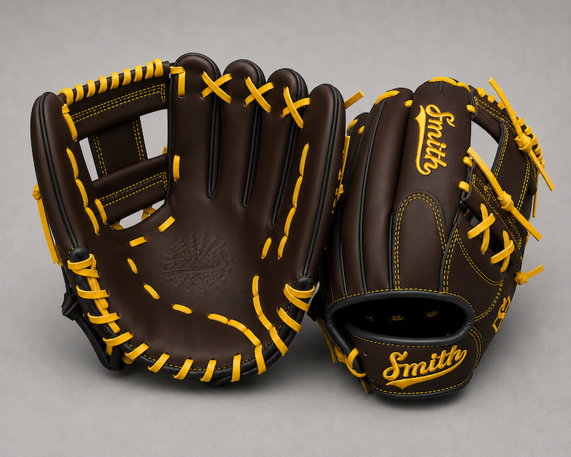 Smith FGIW-Brown Black n Yellow Baseball and Softball Glove
