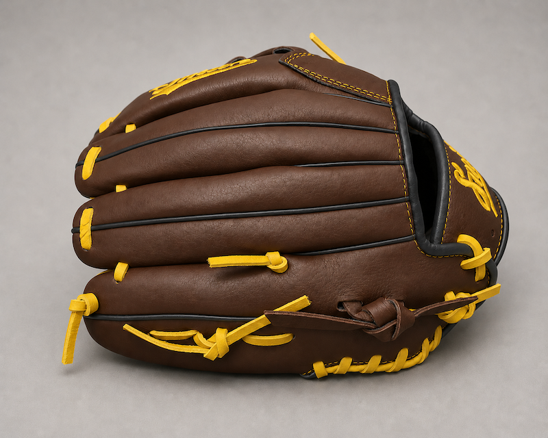 Smith FGHW-Brown Black n Yellow Baseball and Softball Glove
