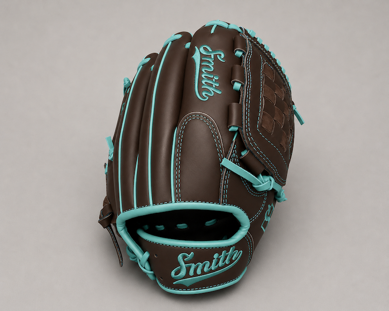 Smith FGBW-Brown n Teal Baseball and Softball Glove