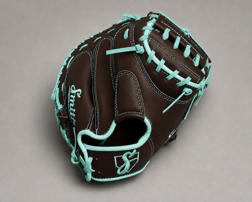 Smith BCM-Brown n Teal (Baseball Catchers Mitt)
