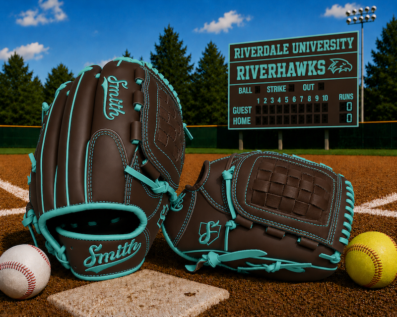 Smith FGBW-Brown n Teal Baseball and Softball Glove