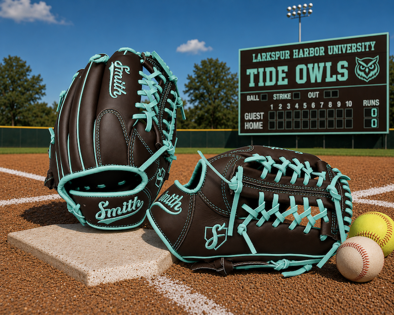 Smith FGNW-Brown n Teal Baseball and Softball Glove