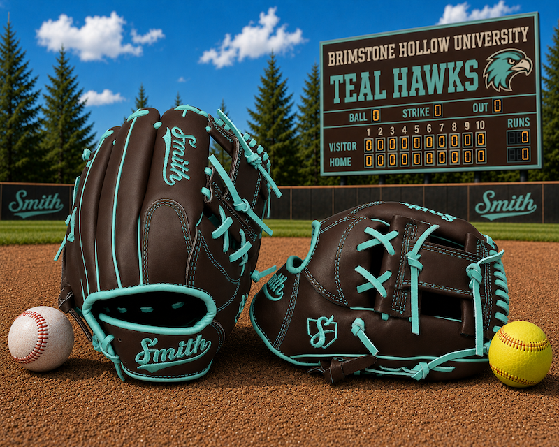 Smith FGIW-Brown n Teal Baseball and Softball Glove