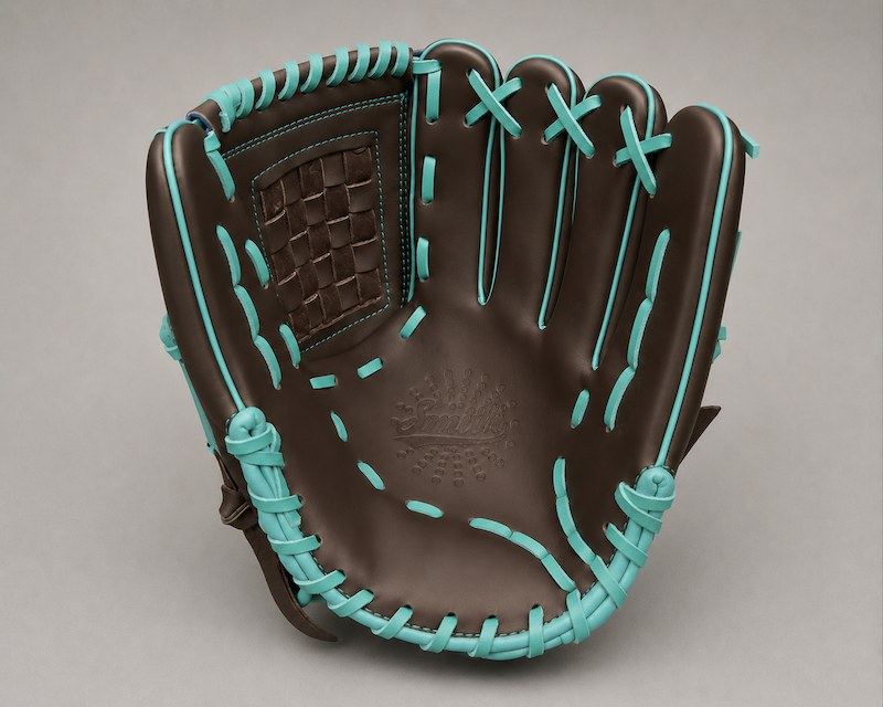 Smith FGBW-Brown n Teal Baseball and Softball Glove