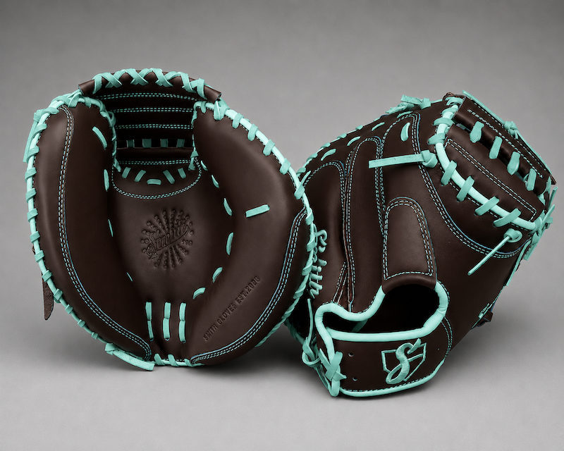 Smith BCM-Brown n Teal (Baseball Catchers Mitt)