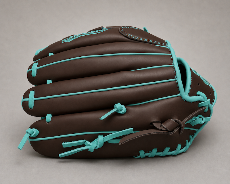 Smith FGBW-Brown n Teal Baseball and Softball Glove