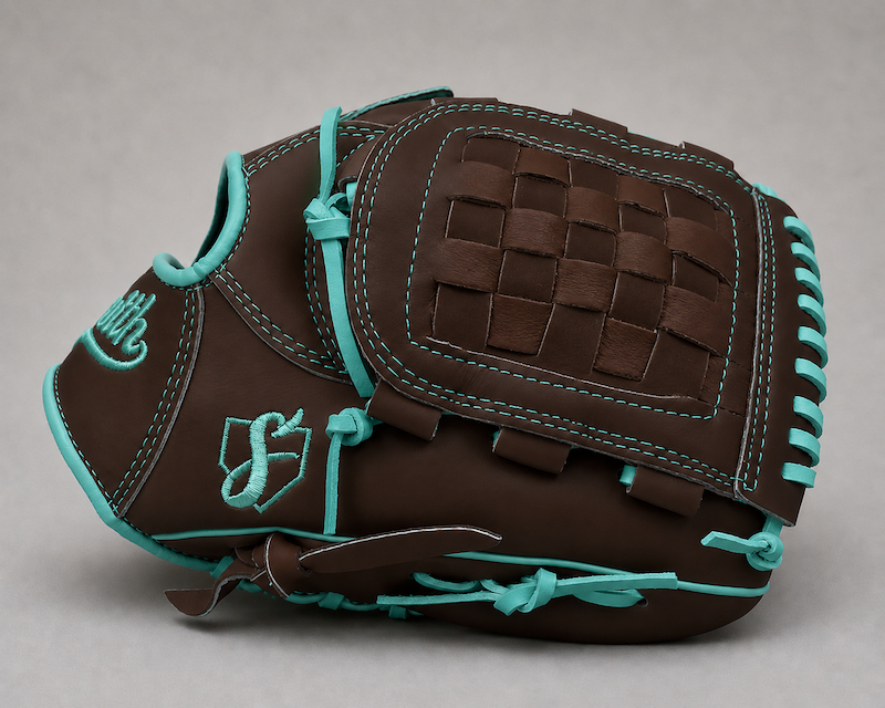 Smith FGBW-Brown n Teal Baseball and Softball Glove