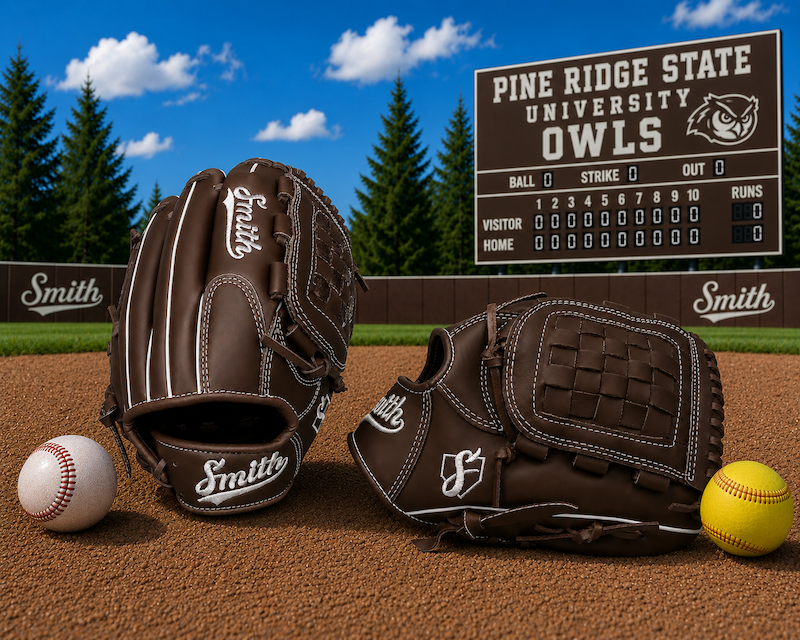 Smith FGBW-Brown n White Baseball and Softball Glove