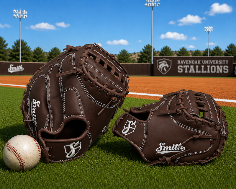 Smith BCM-Brown n White (Baseball Catchers Mitt)