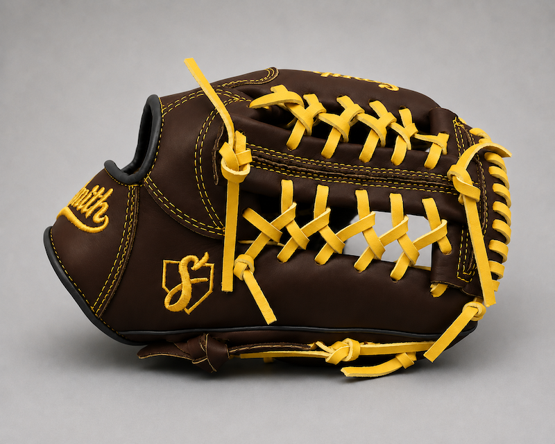 Smith FGNW-Brown Black n Yellow Baseball and Softball Glove