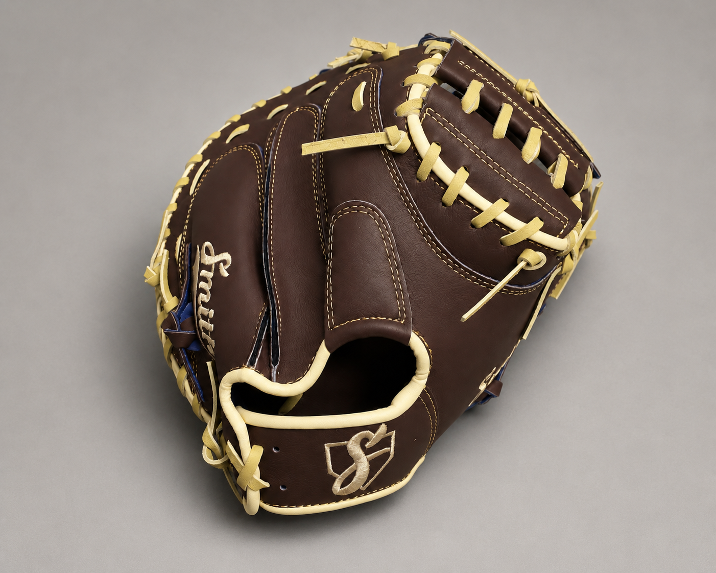 Smith BBCM-Brown Yellow (Baseball Catchers Glove)