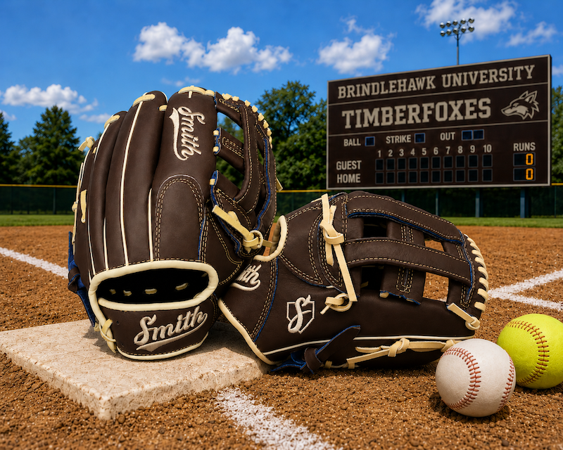Smith FGHW-Brown n Yellow Baseball and Softball Glove