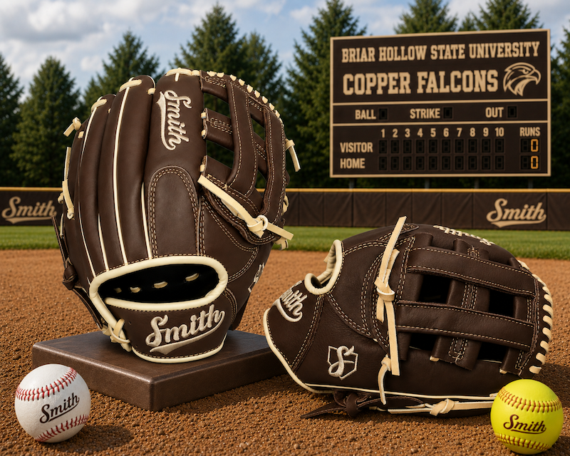 Smith FGHW-Brown n Yellow Baseball and Softball Glove