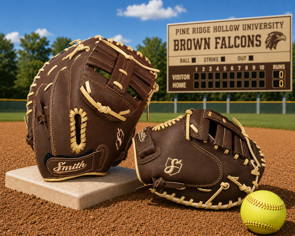 Smith SBCM-Brown n Yellow (Softball Catchers Glove)