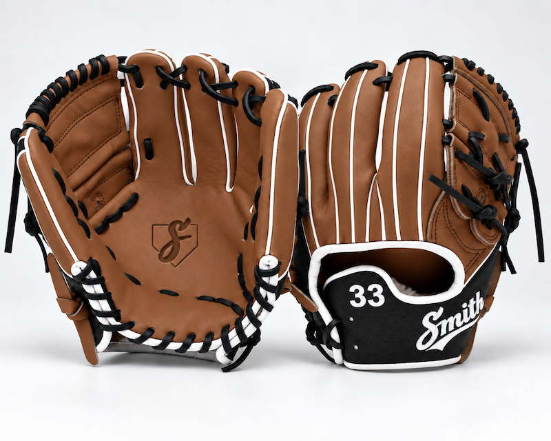 Smith FG2PW-V2-Dark Brown n Black Baseball and Softball Glove