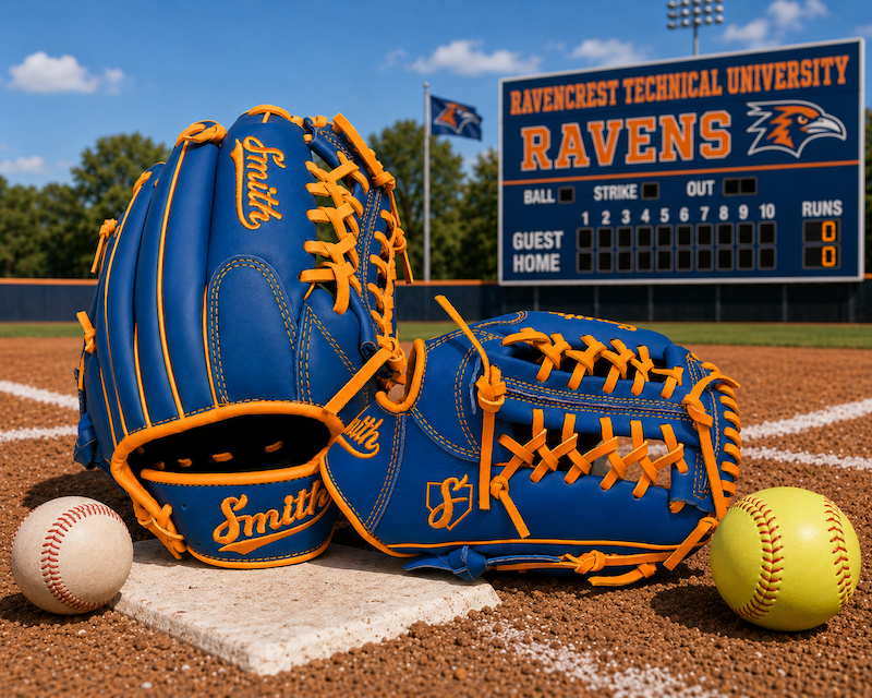 Smith FGNW-Blue n Orange Baseball and Softball Glove