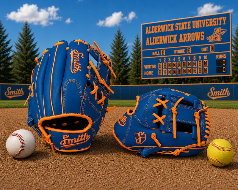 Smith FGIW-Blue n Orange Baseball and Softball Glove