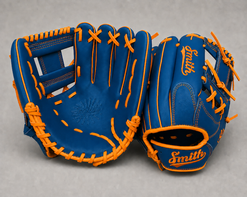 Smith FGIW-Blue n Orange Baseball and Softball Glove
