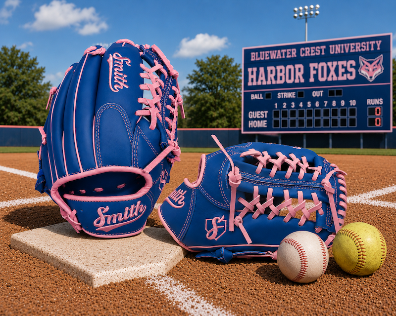 Smith FGNW-Blue n Pink Baseball and Softball Glove