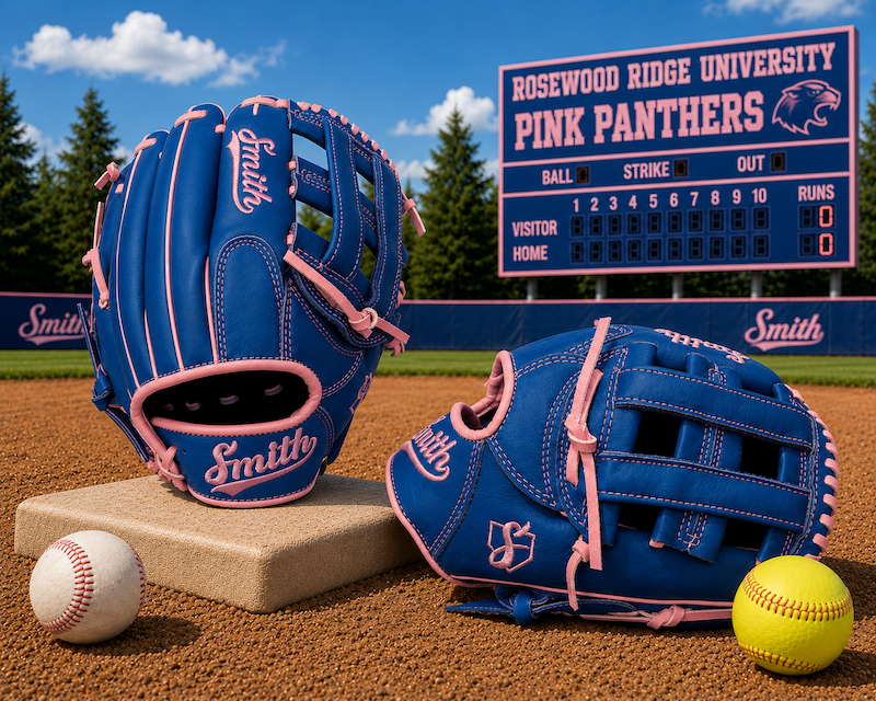 Smith FGHW-Blue n Pink Baseball and Softball Glove