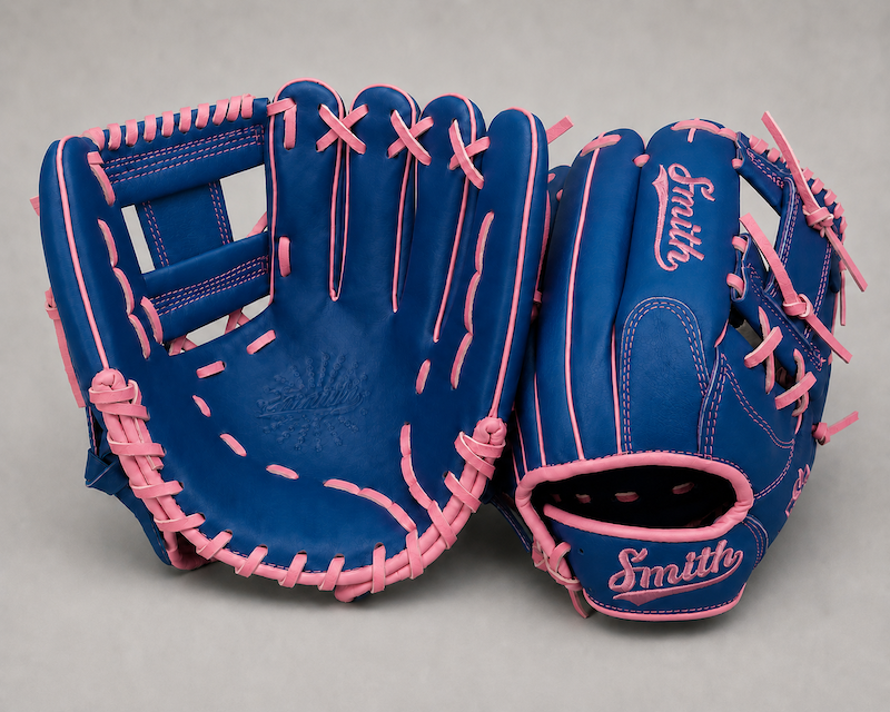 Smith FGIW-Blue n Pink Baseball and Softball Glove