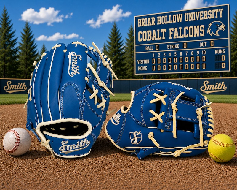 Smith FGIW-Blue n Yellow Baseball and Softball Glove