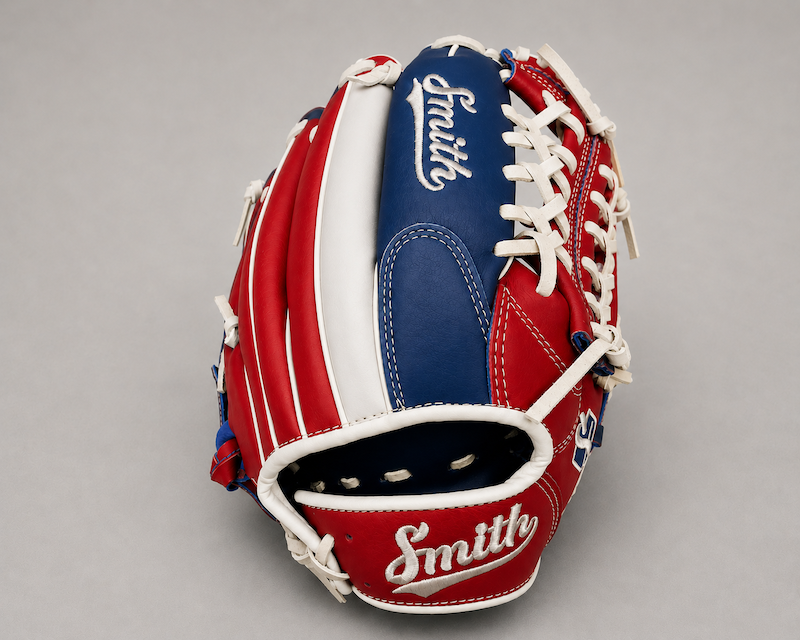 Smith FGNW-Red White & Blue Baseball and Softball Glove